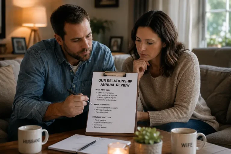 What If Husbands and Wives Had a Relationship Performance Review Every Year Like Employees?