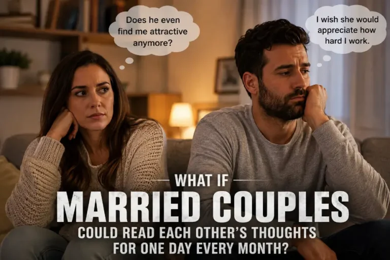 What If Married Couples Could Read Each Other’s Thoughts for One Day Every Month?
